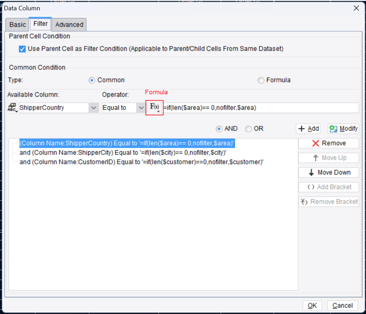 Widget Linkage and Query in FVS-FineReport Help Document