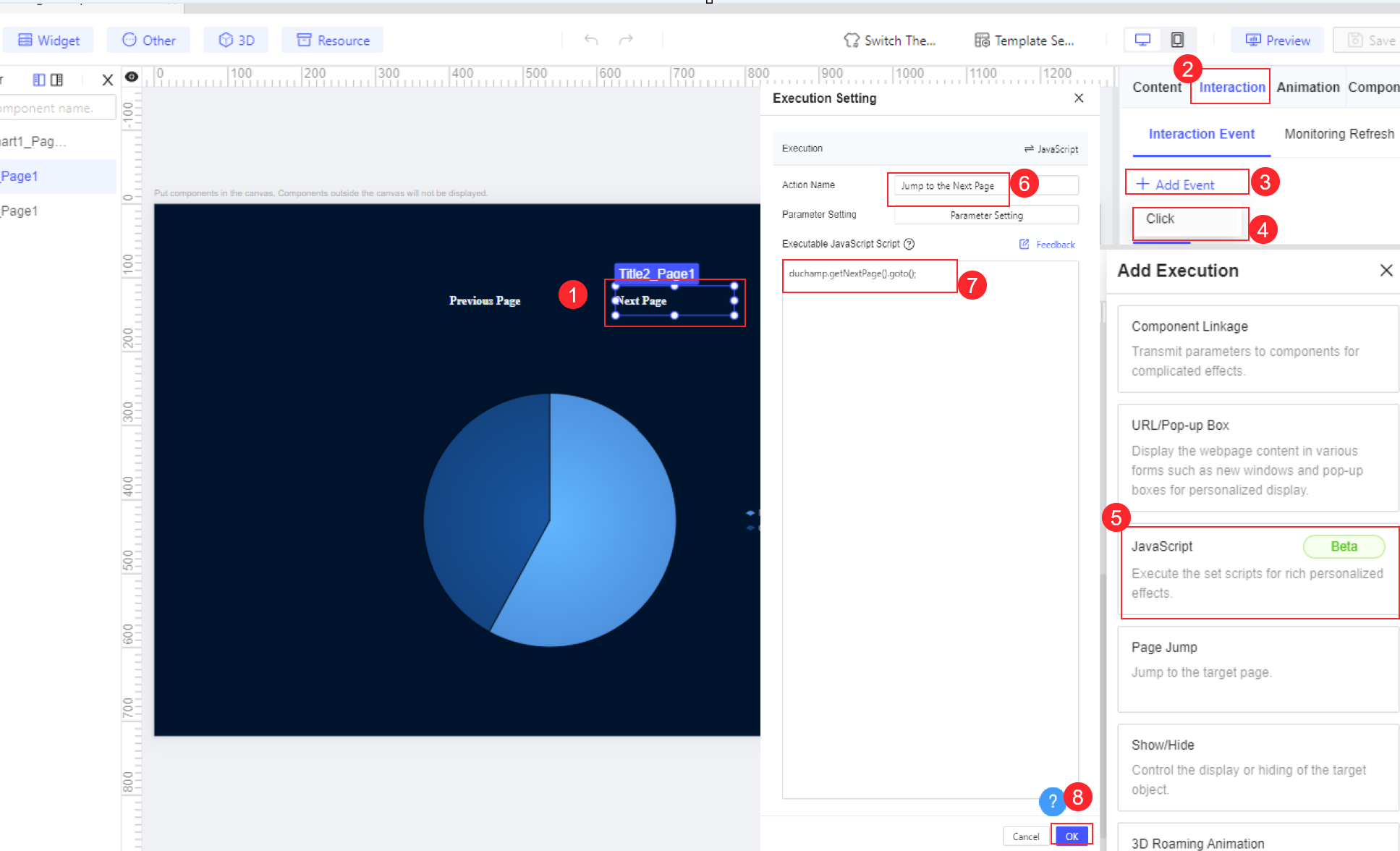 javascript-finereport help document Images High... Page Switching by JavaScript in FVS-FineReport Help Document