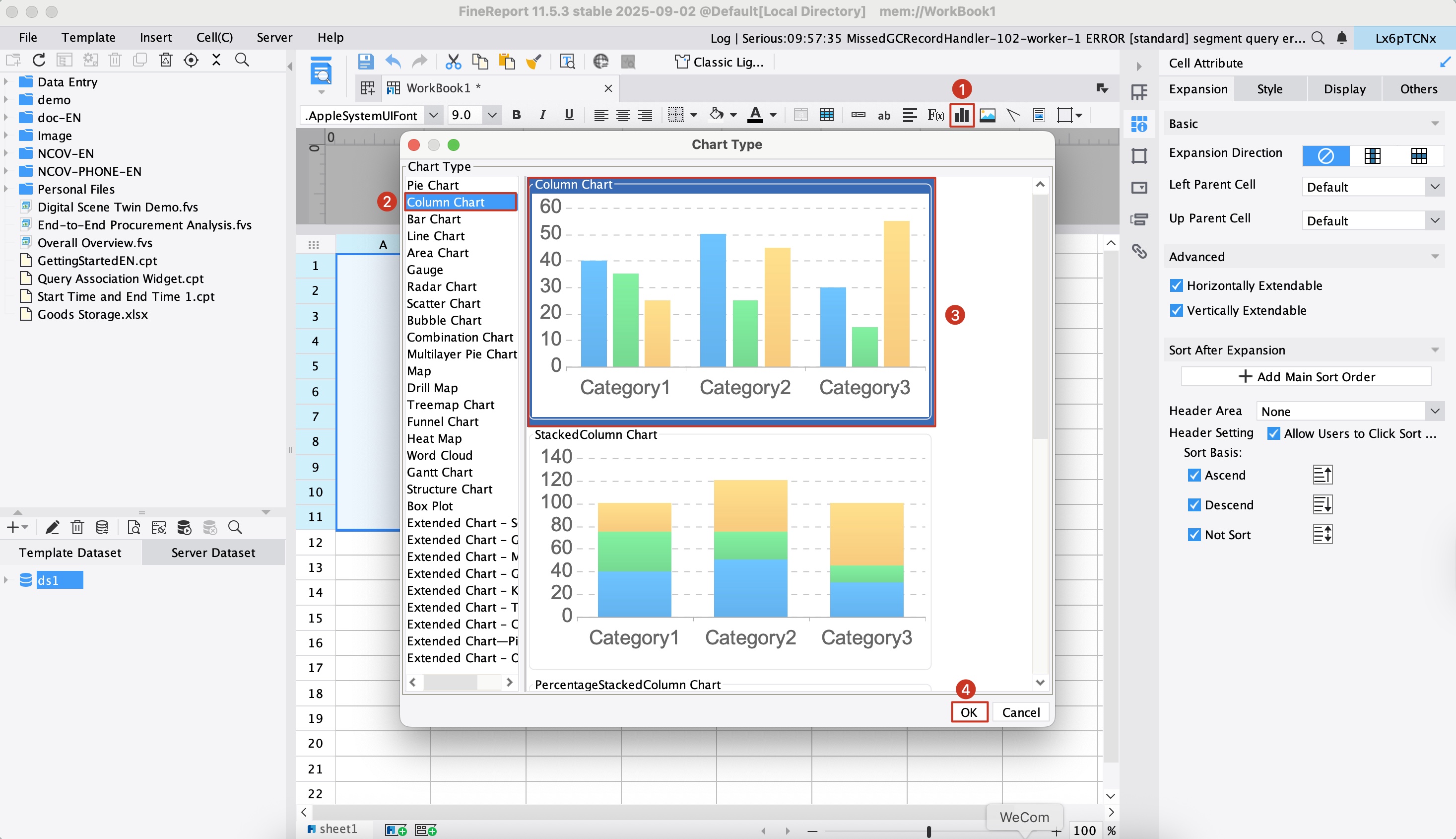 Automatic Sorting Refresh After Chart Data Update-FineReport Help Document