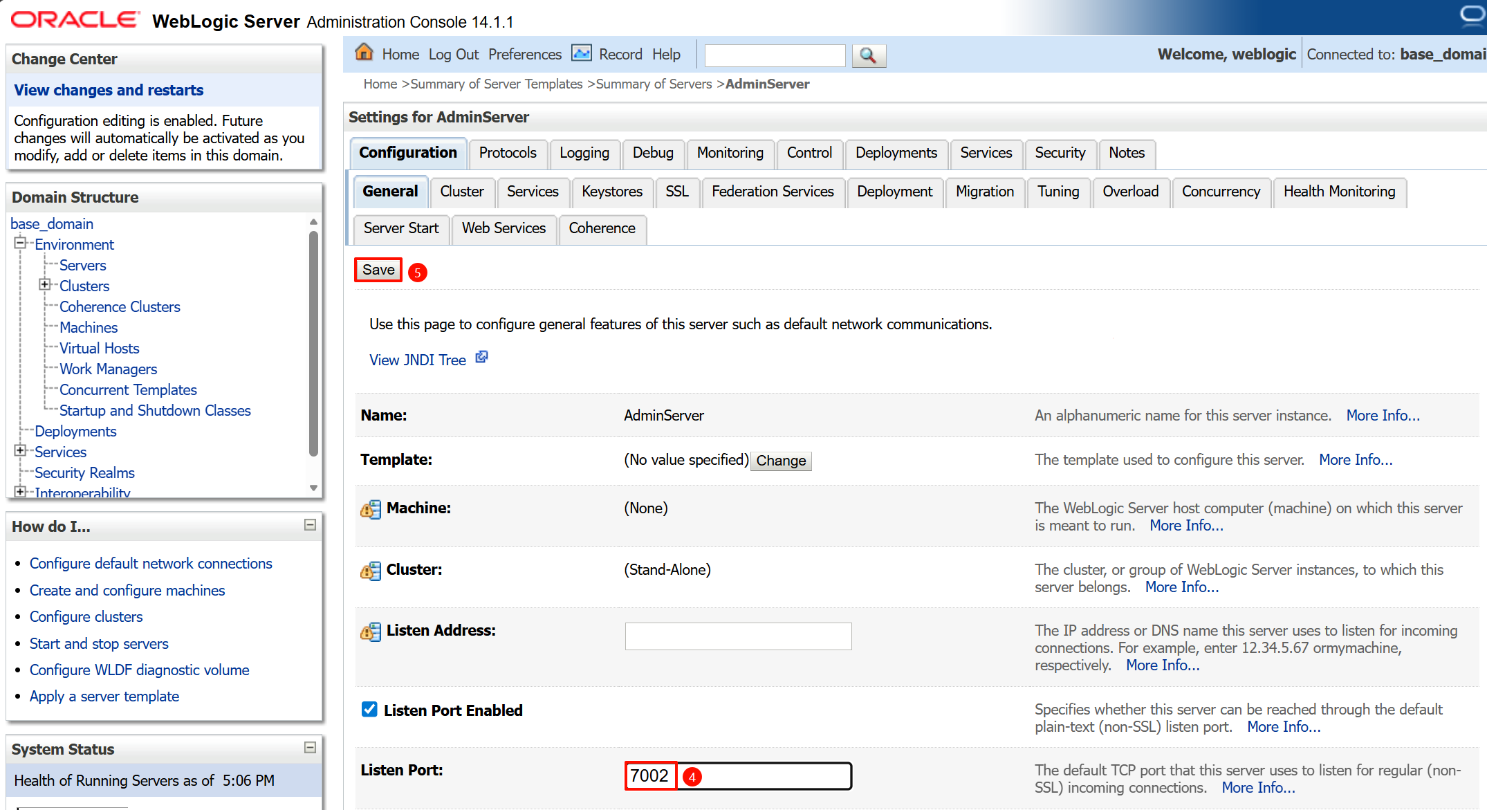 Modifying WebLogic Server Configuration-FineReport Help Document
