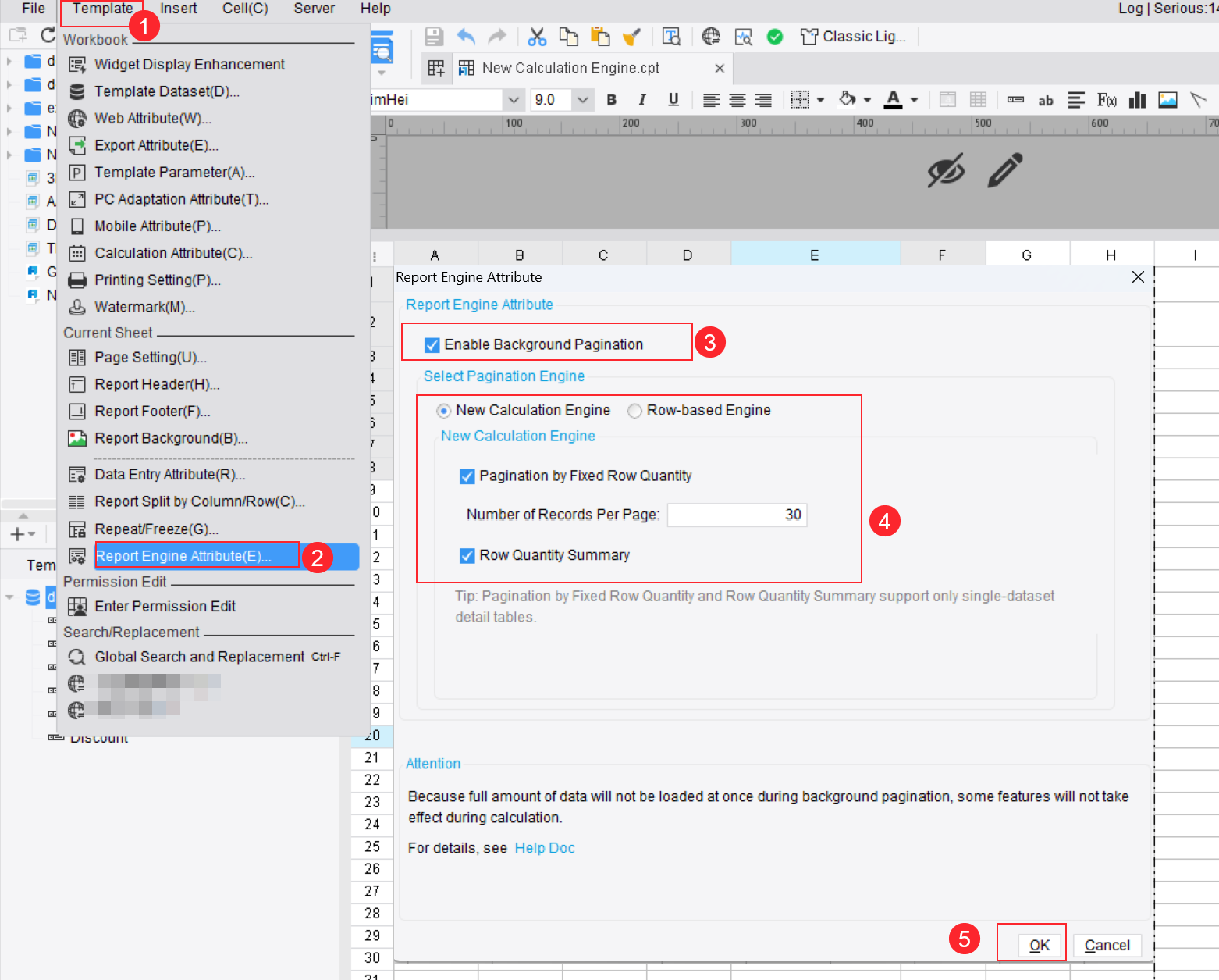 New Calculation Engine Usage-FineReport Help Document