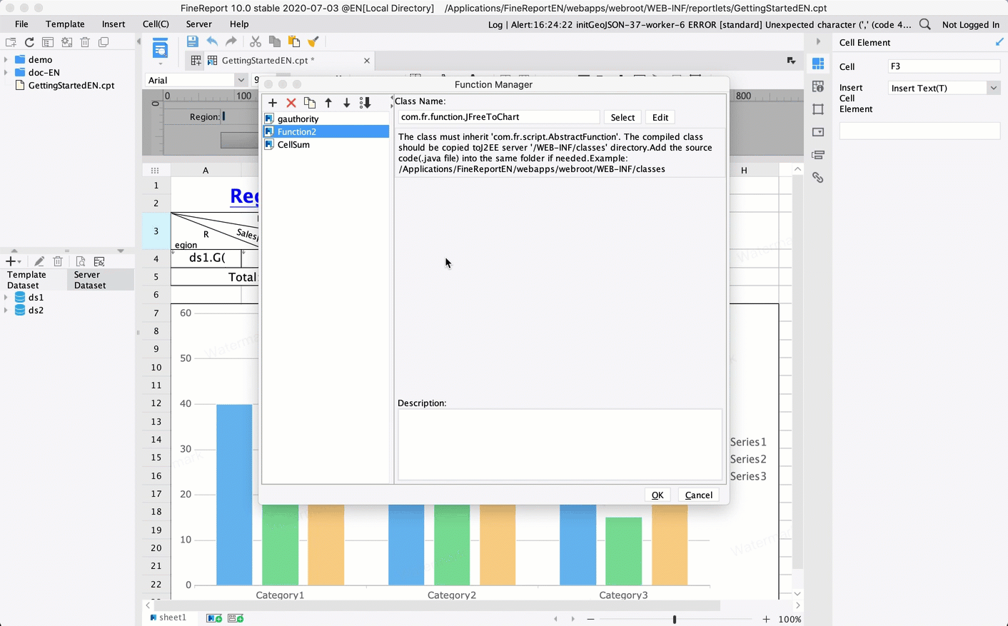 Function Manager-FineReport Help Document
