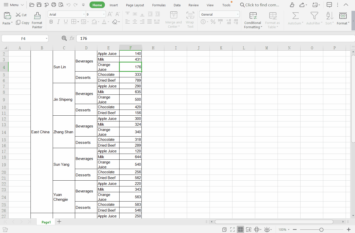 Excel Export Attributes-FineReport Help Document