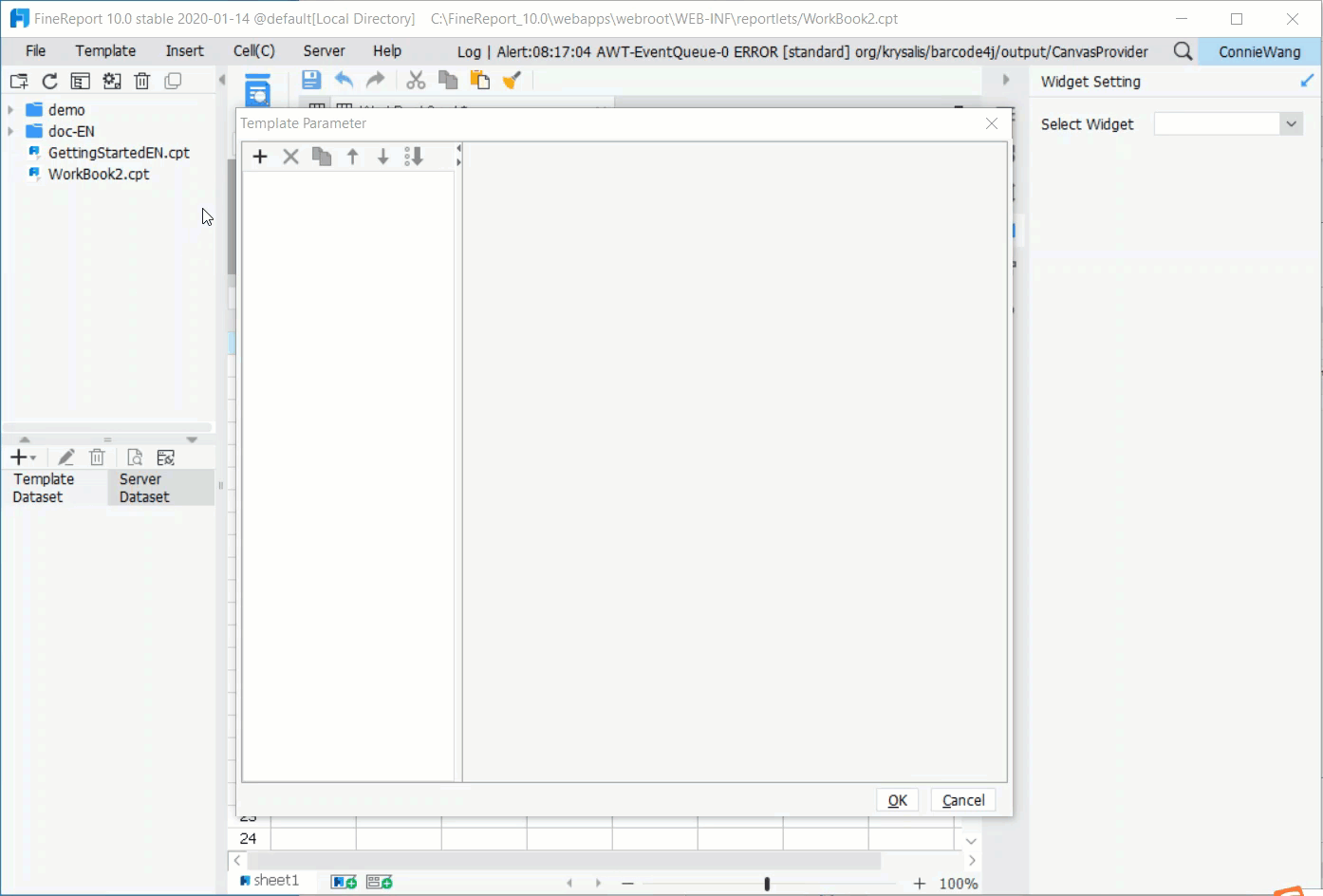 Global and Template Parameter-FineReport Help Document