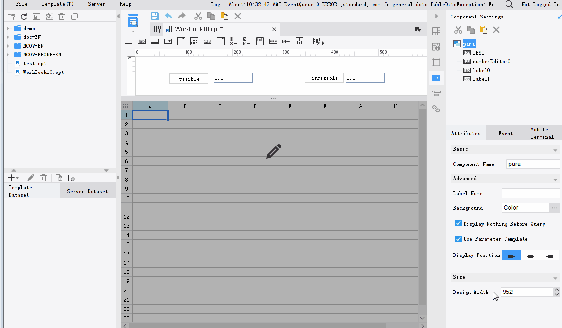 Number Widget-FineReport Help Document