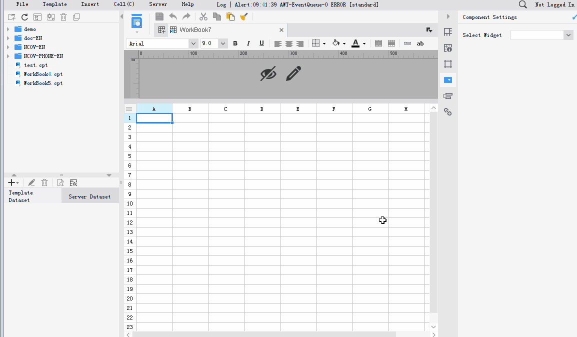 Date and Time Widget-FineReport Help Document