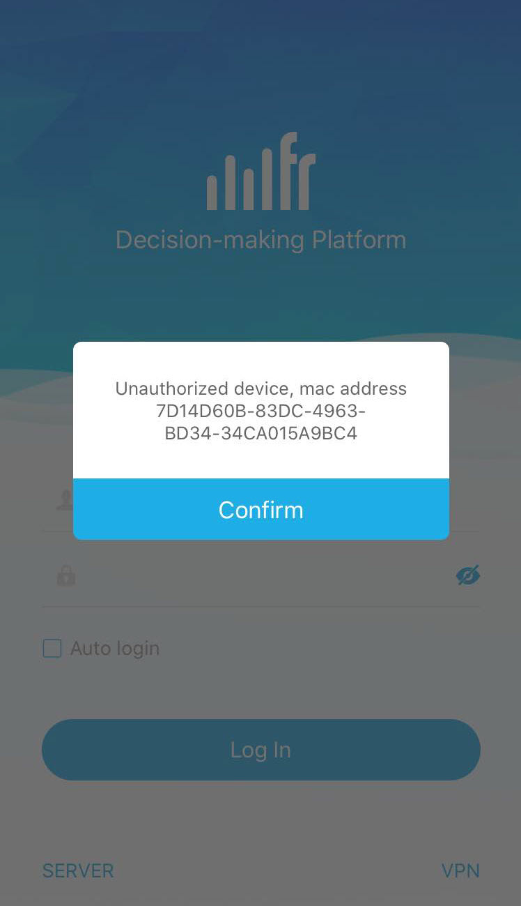 Mobile Device BindingFineReport Help Document