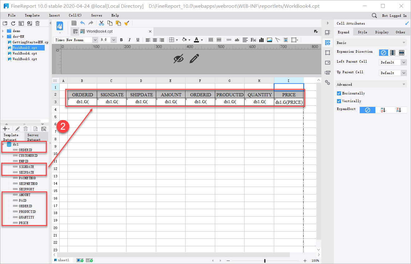 Use Parameter Injection-FineReport Help Document