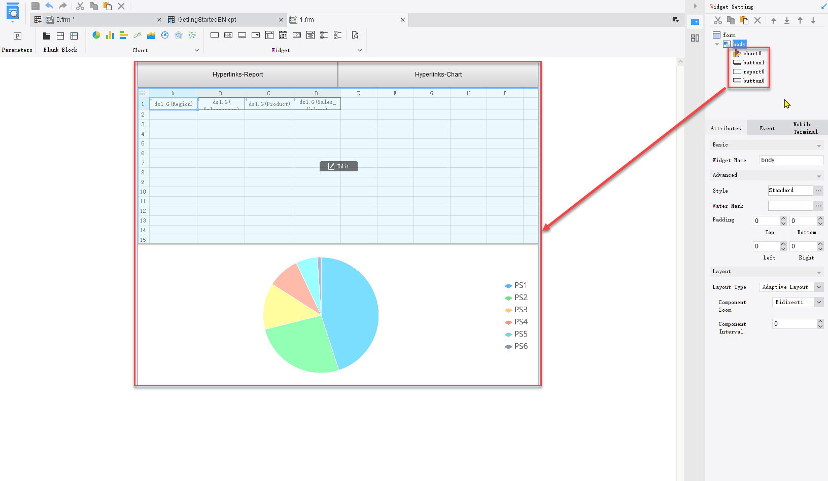 JS Click the Button to Realize the Hyperlink Function-FineReport Help ...