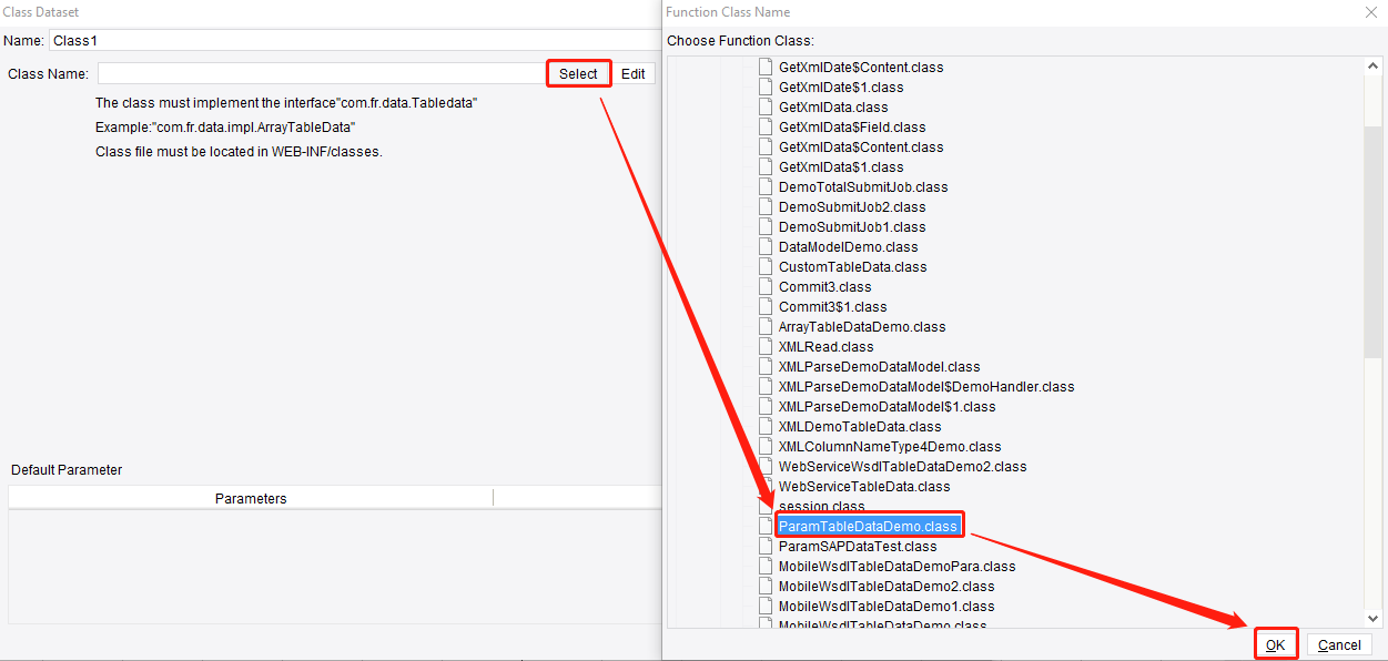 Parameter Program Dataset-FineReport Help Document