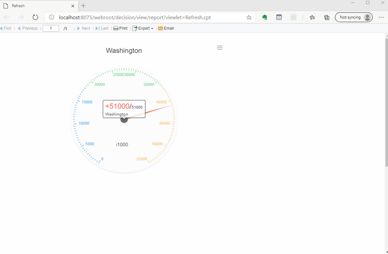 Chart Data Auto Refresh-FineReport Help Document