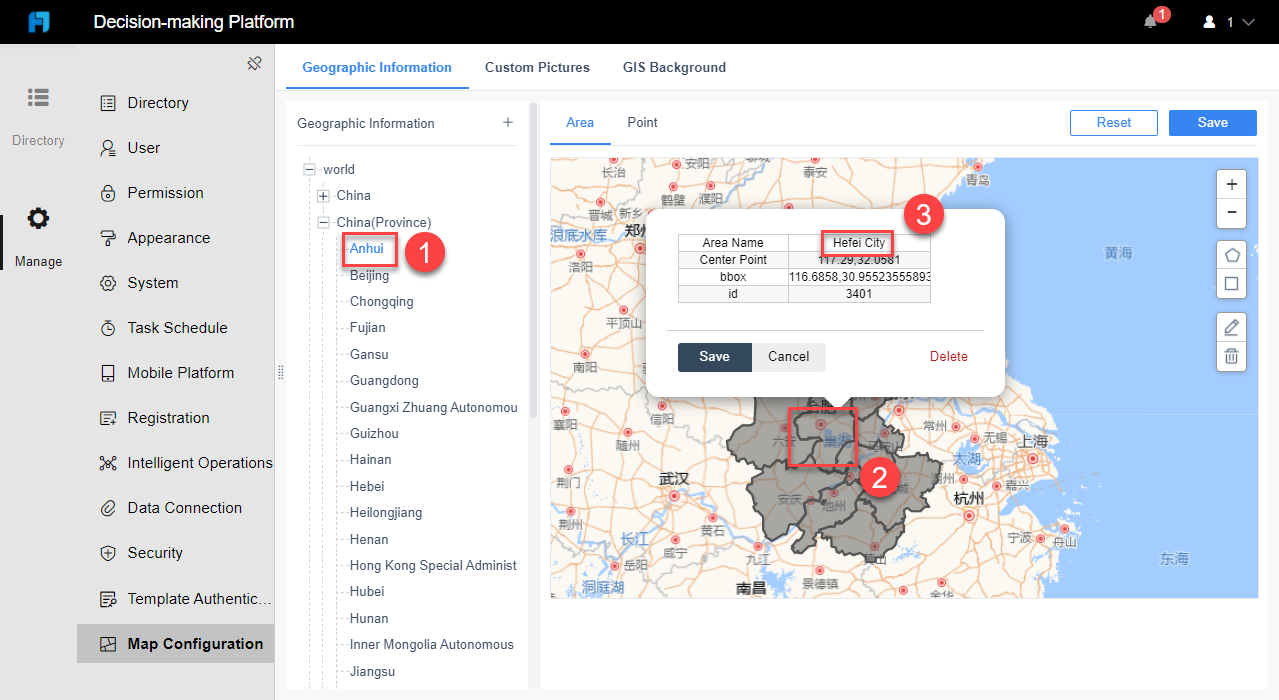 Map Drilling-FineReport Help Document
