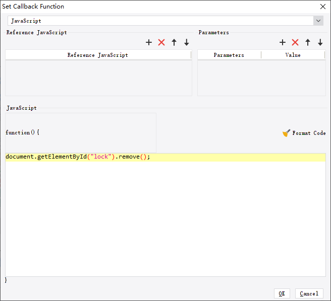 JS 帳票主体を利用不可に設定する- FineReport Help Document