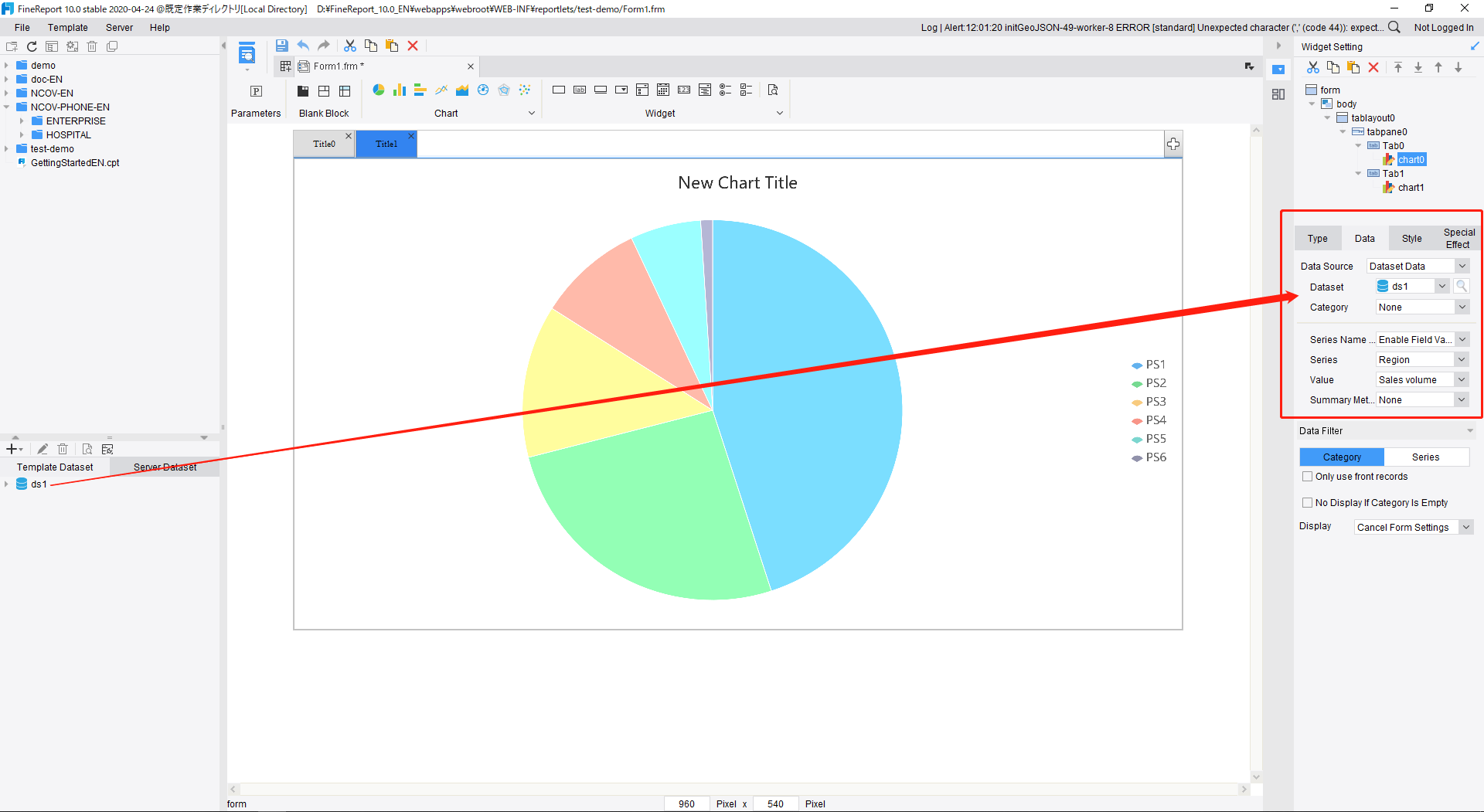 Tab Block-FineReport Help Document