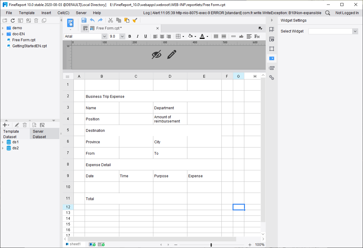 Customized Data Entry-FineReport Help Document