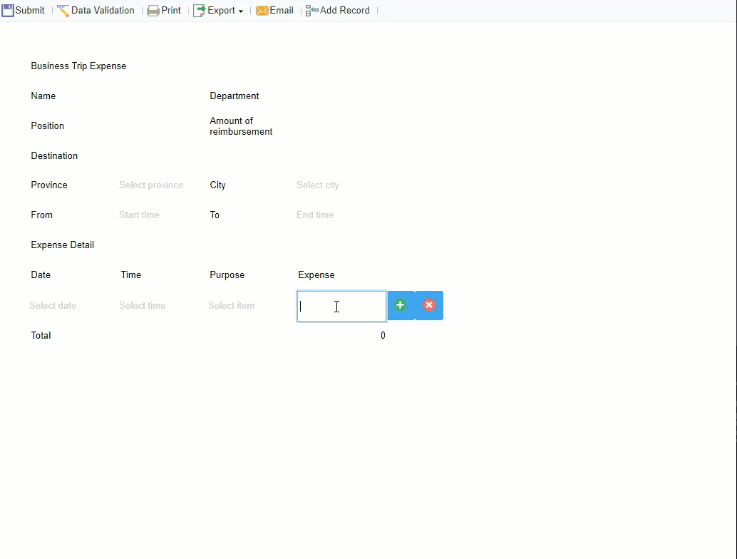Customized Data Entry-FineReport Help Document