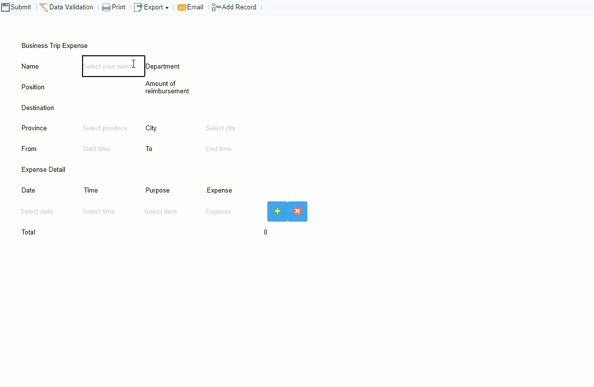 Customized Data Entry-FineReport Help Document