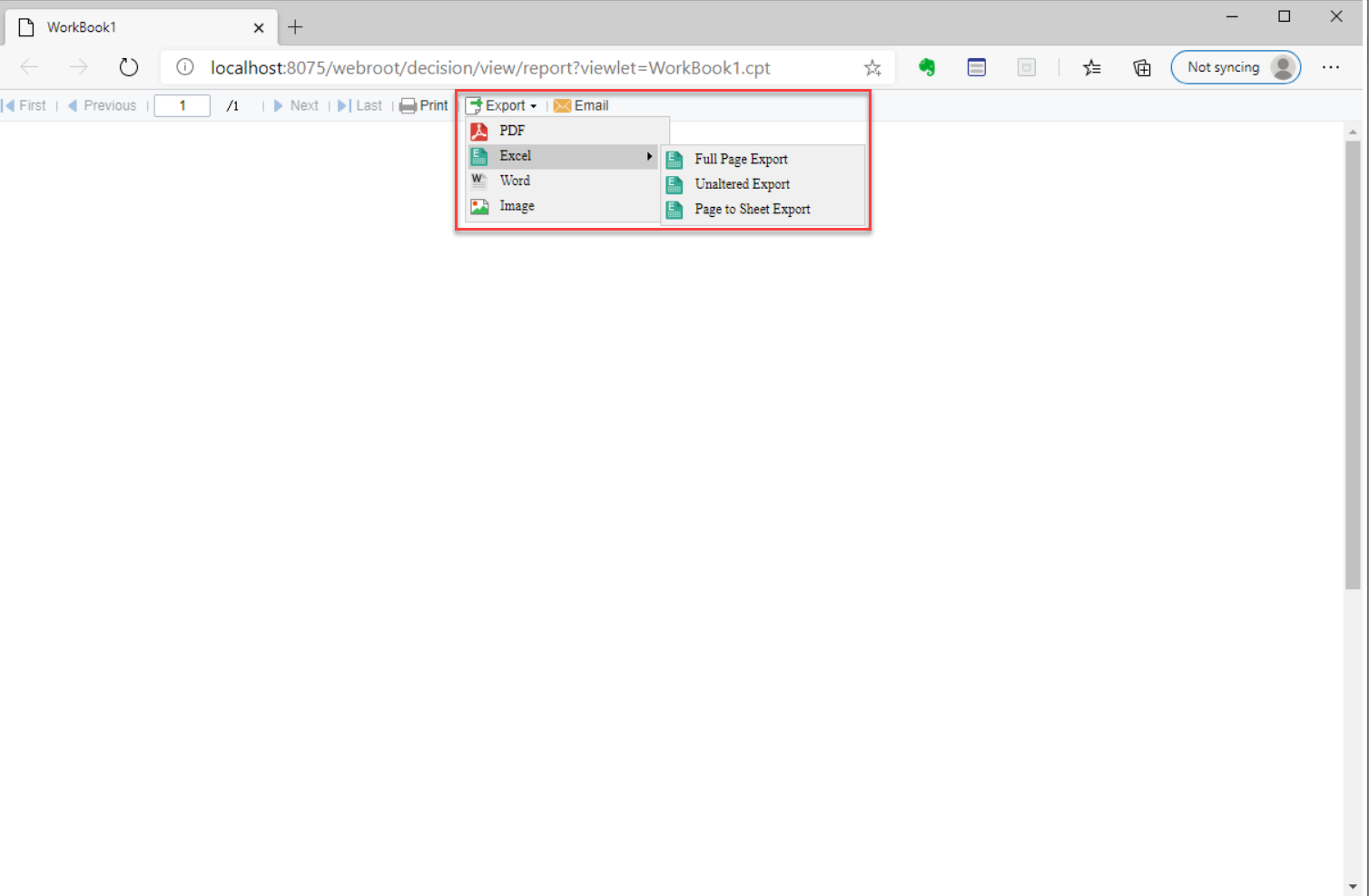 Report Toolbar-FineReport Help Document