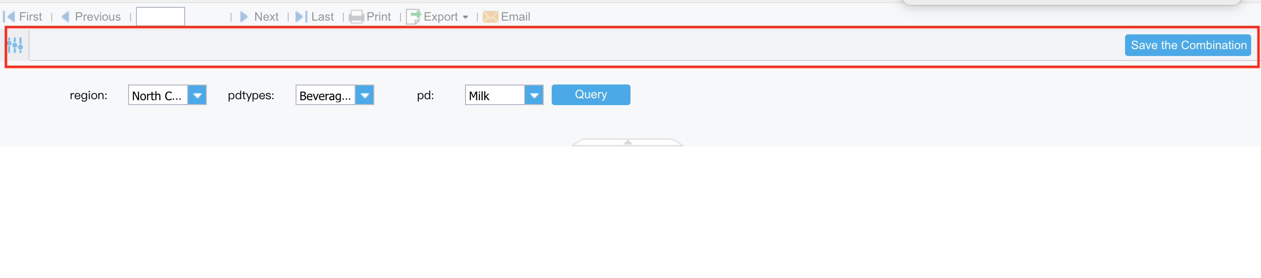 Common Template Parameter Combination-FineReport Help Document