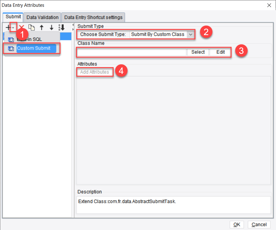 Data Entry Attributes-FineReport Help Document