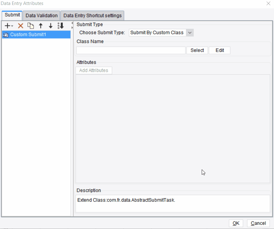 Data Entry Attributes-FineReport Help Document
