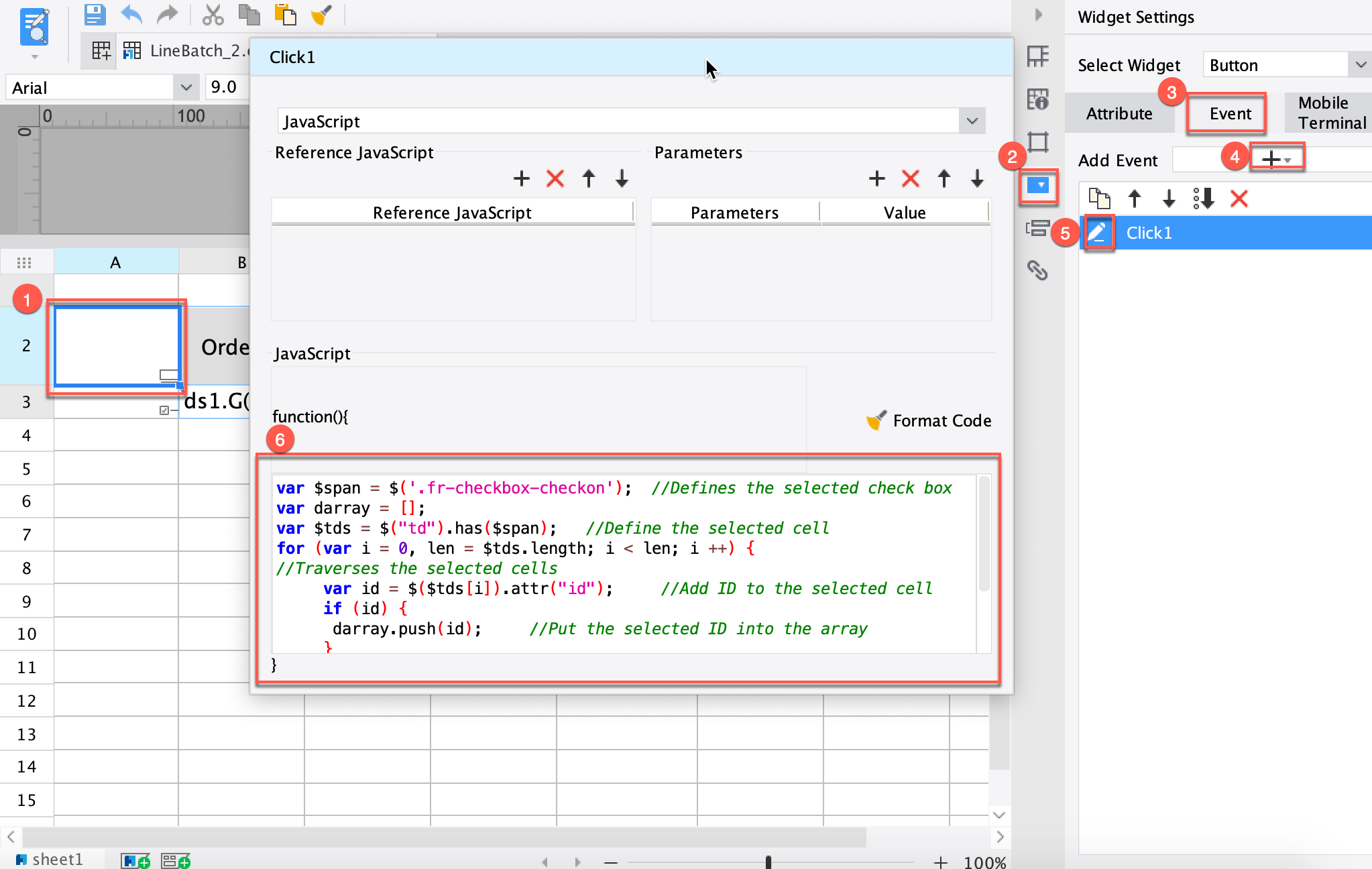 Row-based Data Entry Batch Deletion-FineReport Help Document