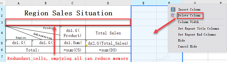 Optimize Report Calculation Time-FineReport Help Document