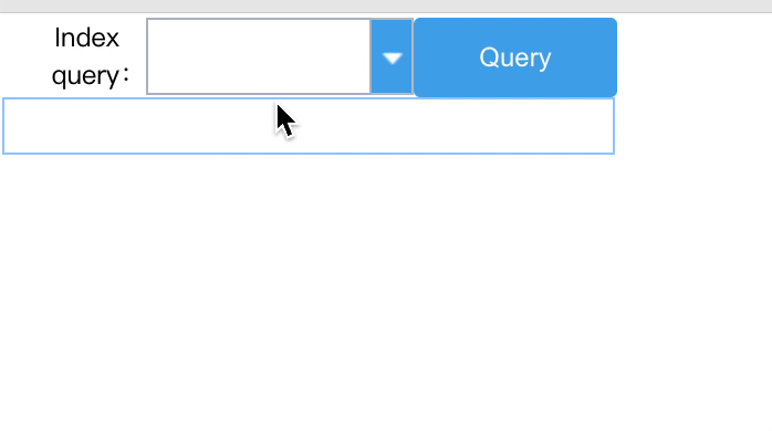 Quick Query Button Dashboard query after clicking query widget-FineReport Help Document