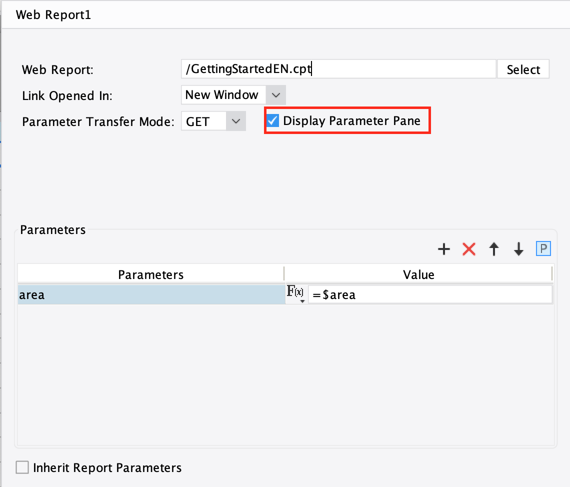 Parameter passing-FineReport Help Document