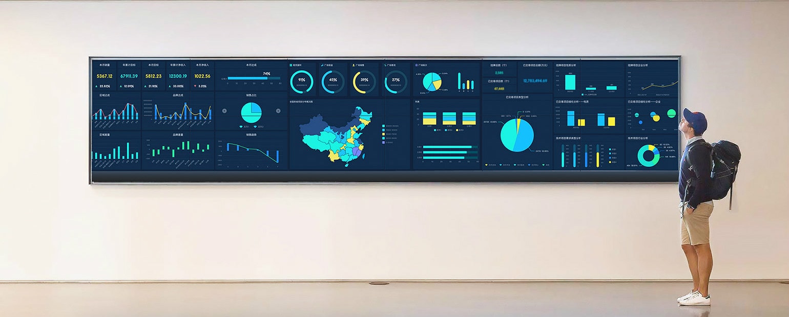 Large screen data visualization application scenarios-FineReport Help ...