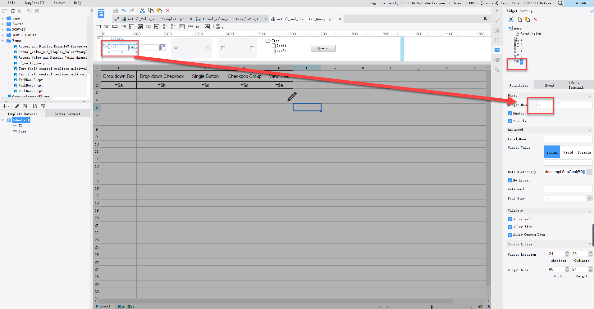 Actual Value and Diaplay Value-FineReport Help Document