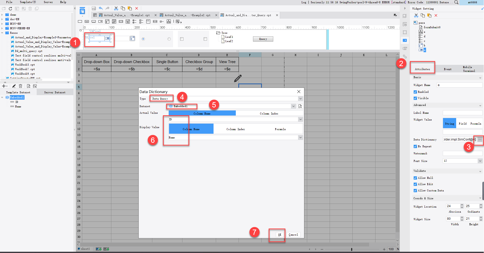 Actual Value and Diaplay Value-FineReport Help Document