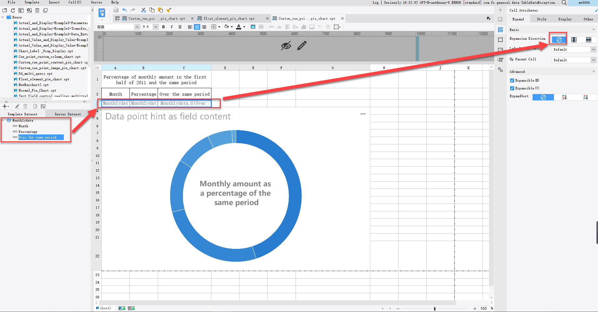Custom Tooltip-FineReport Help Document