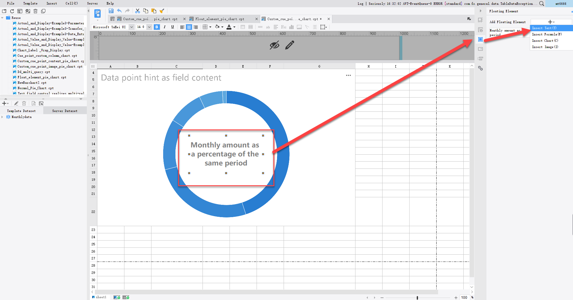 Custom Tooltip-FineReport Help Document