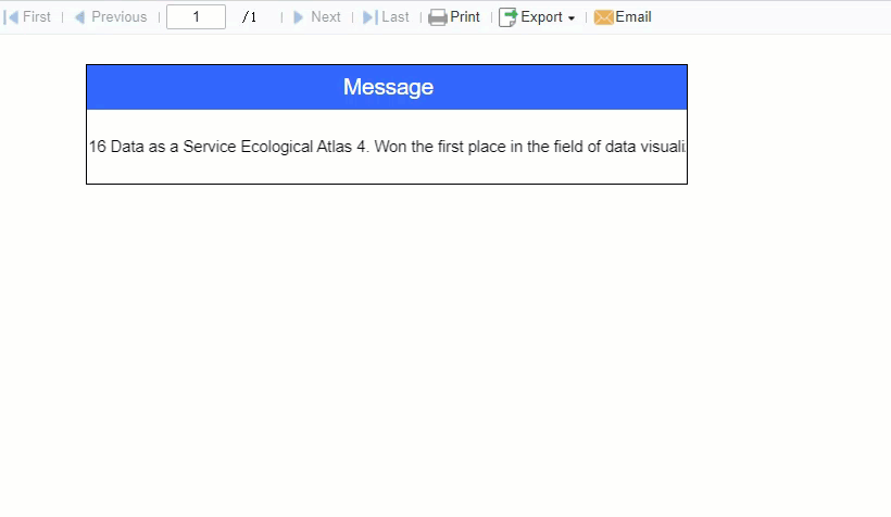 Scroll message by HTML-FineReport Help Document
