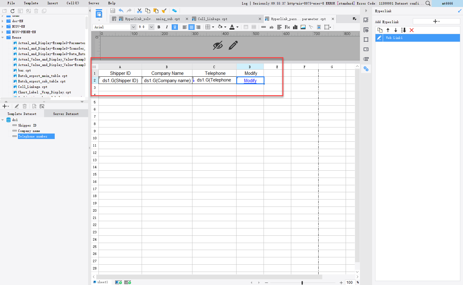 Hyperlink pass web page parameters-FineReport Help Document