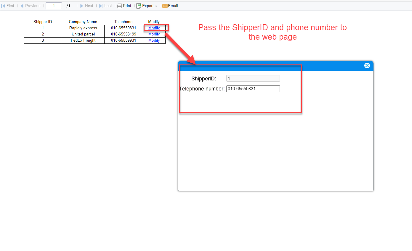 Hyperlink pass web page parameters-FineReport Help Document