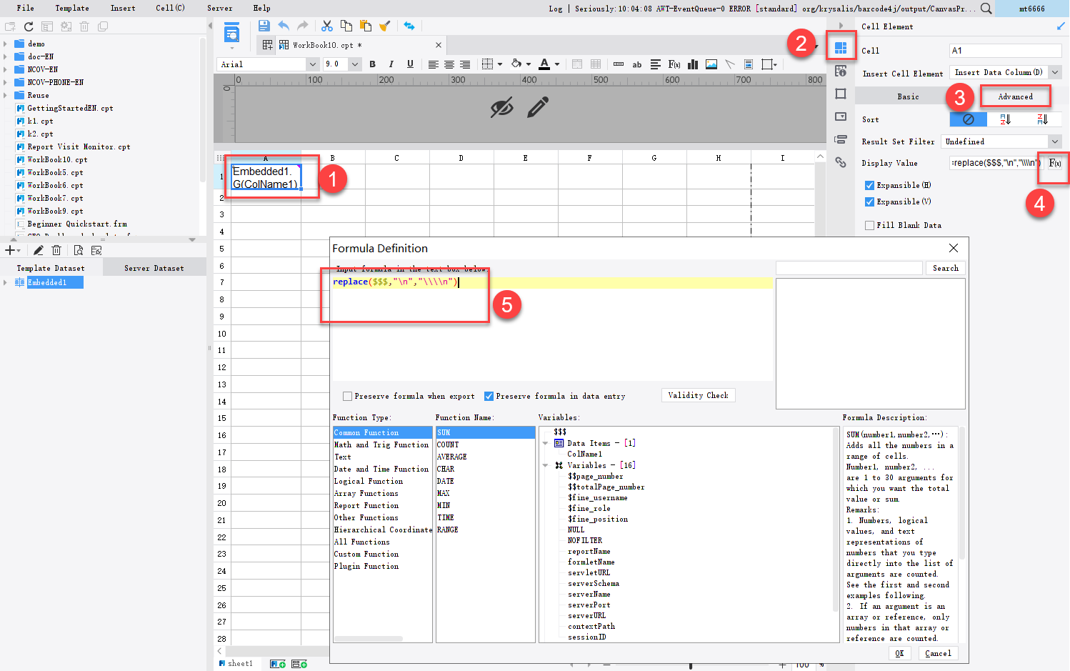 Cell content wrap display-FineReport Help Document