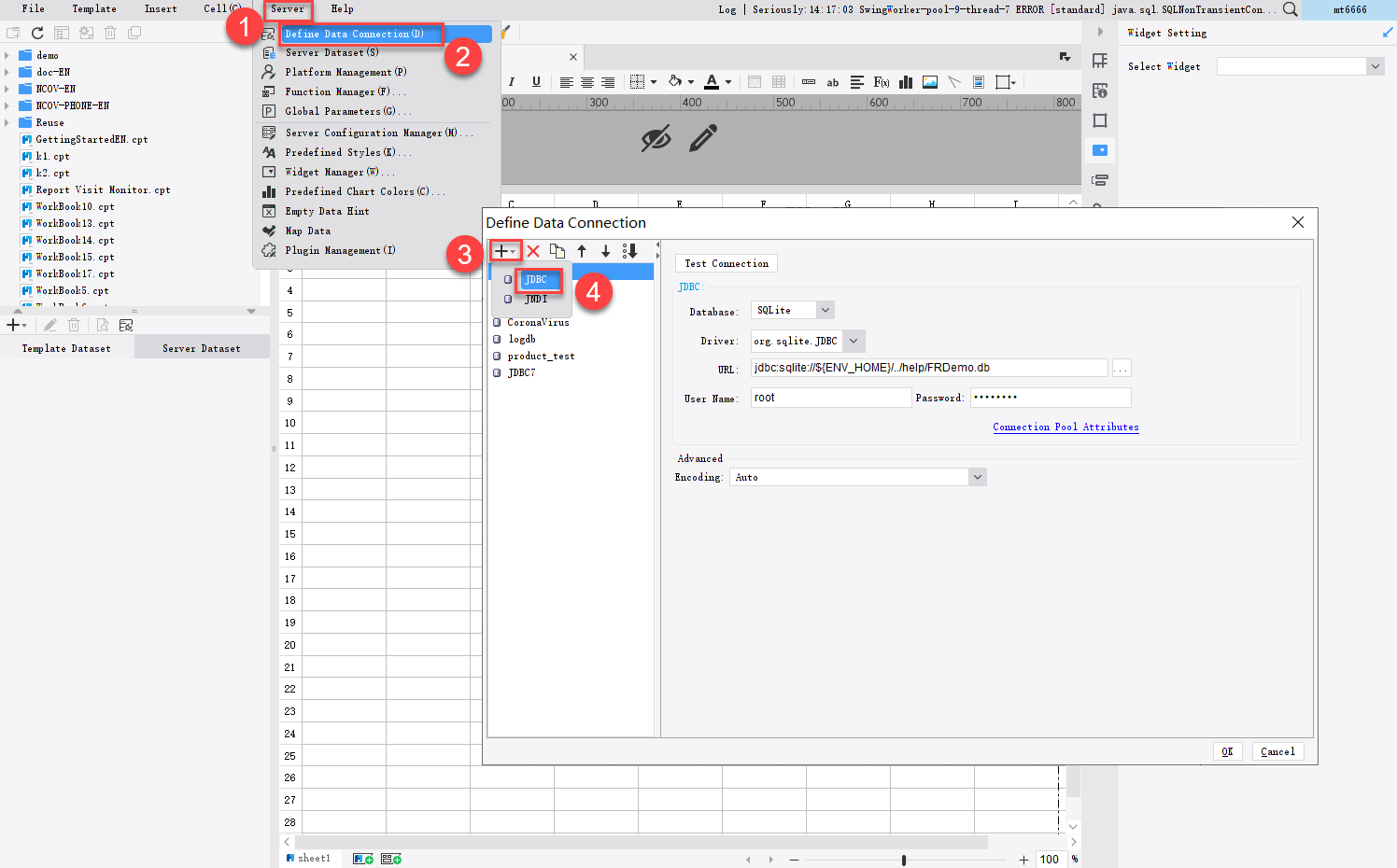 Firebird Encoding Problem Firebird Data Connection-FineReport Help Document