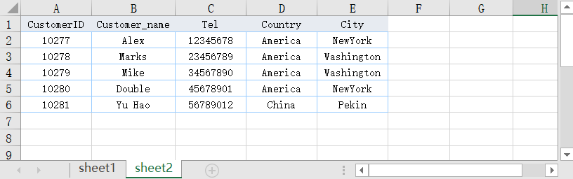 Excel custom import-FineReport Help Document