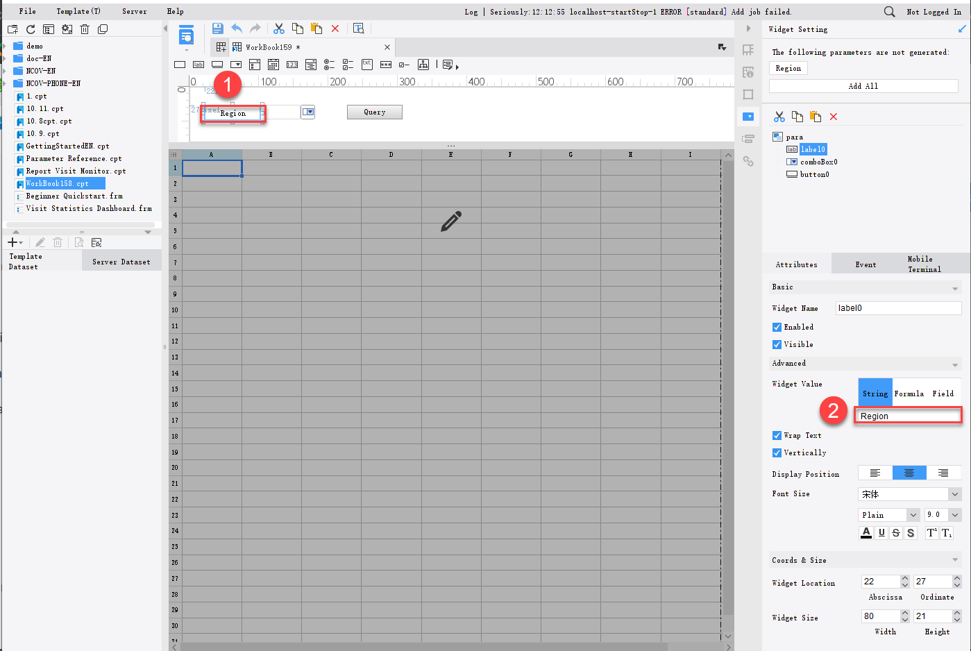 Parameter Reference-FineReport Help Document