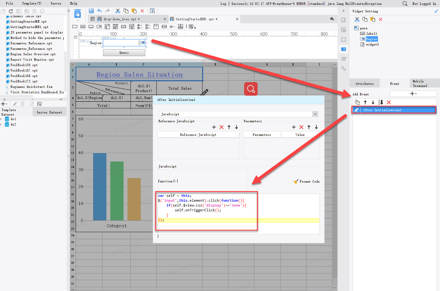 JS implementation click any position to display the drop-down box list ...