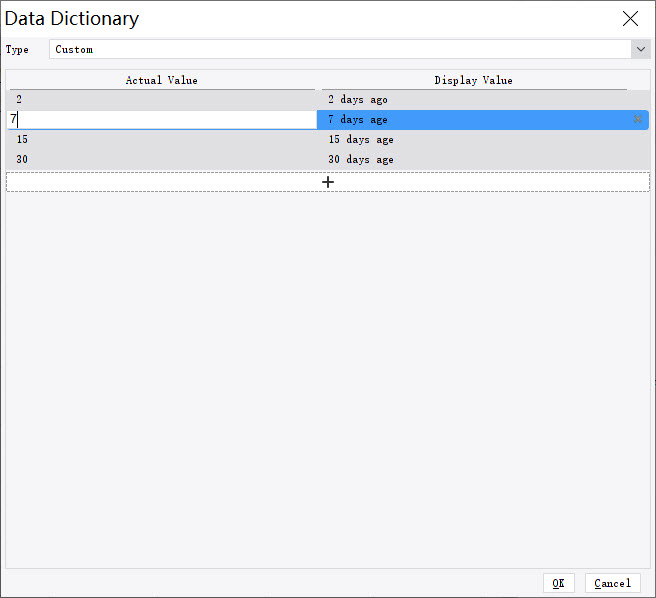 Date addition and subtraction finereport help document