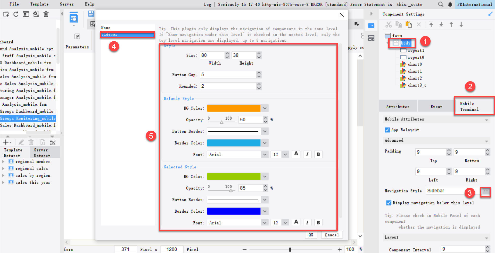 [General]Fast positioning of component navigation-FineReport Help Document