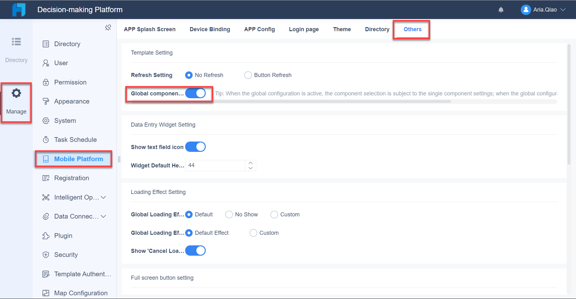 [General] Select the Component to Activate-FineReport Help Document