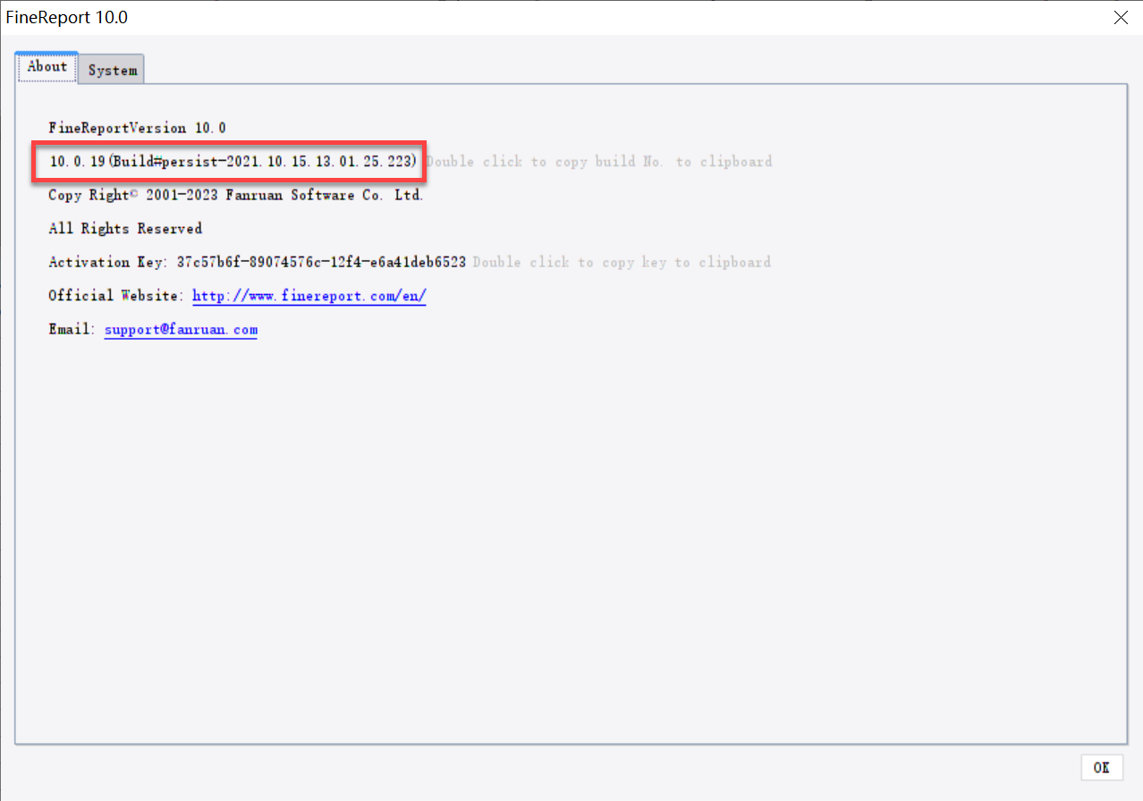 FineReport Version Info-FineReport Help Document