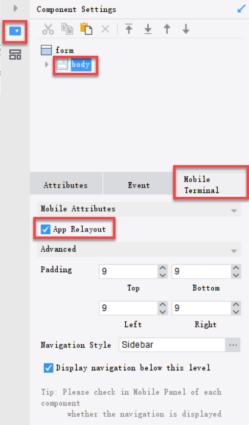 [General] Select the Component to Activate-FineReport Help Document