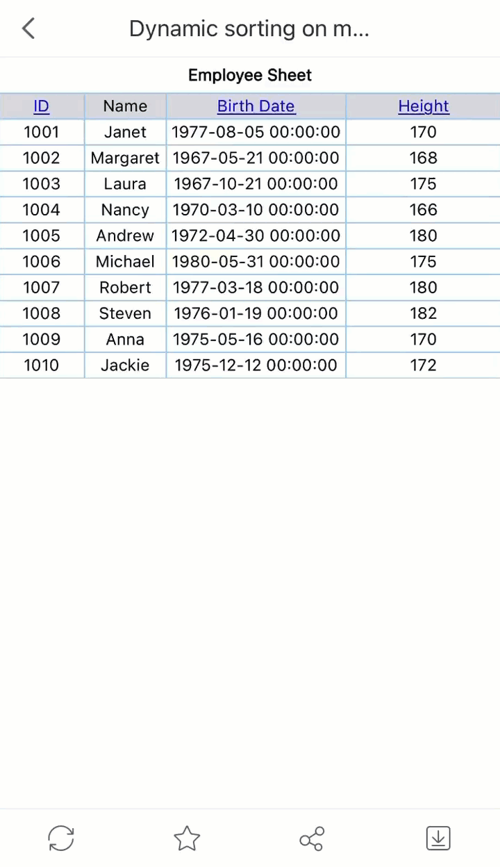 Dynamic sorting on multiple fields-FineReport Help Document