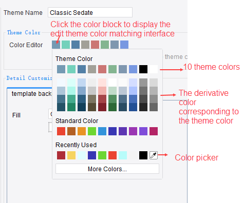 Template Theme Management-FineReport Help Document