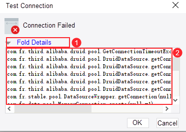 Data Connection Failure Troubleshooting-FineReport Help Document